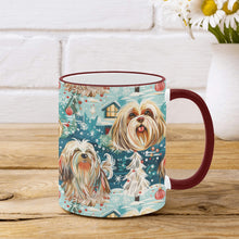 Load image into Gallery viewer, Winter Whiskers Shih Tzu Christmas Coffee Mug-3