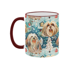 Load image into Gallery viewer, Winter Whiskers Shih Tzu Christmas Coffee Mug-4
