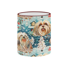 Load image into Gallery viewer, Winter Whiskers Shih Tzu Christmas Coffee Mug-6