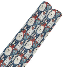 Load image into Gallery viewer, Winter Wonderland American Eskie Christmas Gift Wrapping Paper - 2 Rolls-Christmas Ornament-American Eskimo Dog,Christmas,Wrapping Paper-American Eskimo Dog-5