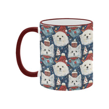 Load image into Gallery viewer, Winter Wonderland American Eskie Christmas Mug-4