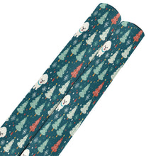 Load image into Gallery viewer, Winter Wonderland Bichon Frise Christmas Gift Wrapping Paper - 2 Rolls-Christmas Ornament-Bichon Frise,Christmas,Wrapping Paper-Bichon Frise-5
