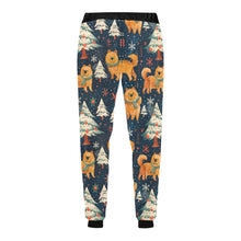 Load image into Gallery viewer, Winter Wonderland Chow Chow Christmas Unisex Sweatpants-Apparel-Apparel, Chow Chow, Christmas, Dog Dad Gifts, Dog Mom Gifts, Pajamas-5
