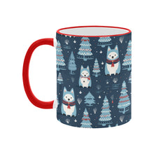 Load image into Gallery viewer, Winter Wonderland Husky Christmas Coffee Mug-3