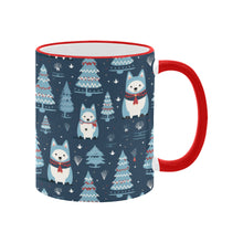 Load image into Gallery viewer, Winter Wonderland Husky Christmas Coffee Mug-4