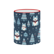 Load image into Gallery viewer, Winter Wonderland Husky Christmas Coffee Mug-5