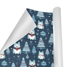 Load image into Gallery viewer, Winter Wonderland Husky Christmas Gift Wrapping Paper - 2 Rolls-Christmas Ornament-Christmas,Siberian Husky,Wrapping Paper-3