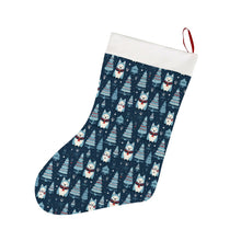 Load image into Gallery viewer, Winter Wonderland Husky Christmas Stocking-Christmas Ornament-Christmas, Home Decor, Siberian Husky-26X42CM-White1-1