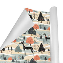 Load image into Gallery viewer, Wintry Wonderland Great Dane’s Christmas Gift Wrapping Paper - 2 Rolls-Christmas Ornament-Christmas,Great Dane,Wrapping Paper-3