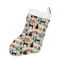 Load image into Gallery viewer, Wintry Wonderland Great Dane’s Christmas Stocking-Christmas Ornament-Christmas, Great Dane, Home Decor-26X42CM-White1-1