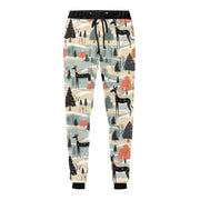 Wintry Wonderland Great Dane’s Christmas Unisex Sweatpants-Apparel-Apparel, Christmas, Dog Dad Gifts, Dog Mom Gifts, Great Dane, Pajamas-4