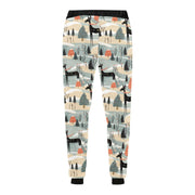 Wintry Wonderland Great Dane’s Christmas Unisex Sweatpants-Apparel-Apparel, Christmas, Dog Dad Gifts, Dog Mom Gifts, Great Dane, Pajamas-5