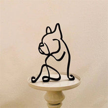 Load image into Gallery viewer, Wire Chihuahua Silhouette Small Curved Metal Statue-Home Decor-Chihuahua, Dog Dad Gifts, Dog Mom Gifts, Home Decor, Statue-01-China-2
