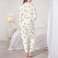 Load image into Gallery viewer, Wire Fox Terrier Pajamas for Women - XL Available - Yes I Love White and Tan Wire Fox Terriers-Pajamas-Apparel,Boxer,Dog Mom Gifts,Pajamas-5