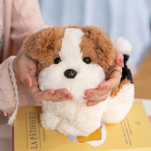 Load image into Gallery viewer, Wire Fox Terrier Plush Toy - Adorable Fox Terrier Head Tilt-5