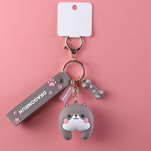 Load image into Gallery viewer, Wishbone Husky Keychain-Accessories-Accessories, Dogs, Keychain, Siberian Husky-3