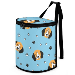 Yes I Love Beagles Multipurpose Car Storage Bag - 4 Colors-Car Accessories-Bags, Beagle, Car Accessories-ONE SIZE-SkyBlue-8