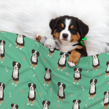 Load image into Gallery viewer, Yes I Love Bernese Mountain Dog Blanket for Dog-Dog Blanket-Bernese Mountain Dog,Blankets,Home Decor-1
