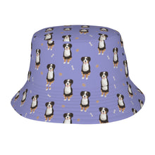 Load image into Gallery viewer, Yes I Love Bernese Mountain Dog Bucket Hat-Hats &amp; Caps-Lavender Purple-One Size-41
