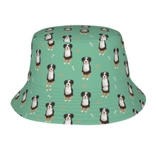 Load image into Gallery viewer, Yes I Love Bernese Mountain Dog Bucket Hat-Hats &amp; Caps-Mint Green-One Size-25