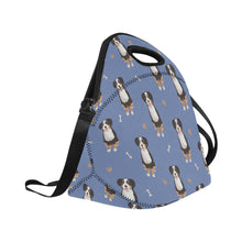 Load image into Gallery viewer, Yes I Love Bernese Mountain Dog Neoprene Lunch Bag-Accessories-Accessories,Bags,Bernese Mountain Dog,Lunch Bags-13