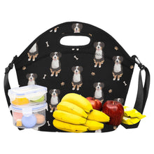 Load image into Gallery viewer, Yes I Love Bernese Mountain Dog Neoprene Lunch Bag-Accessories-Accessories,Bags,Bernese Mountain Dog,Lunch Bags-1
