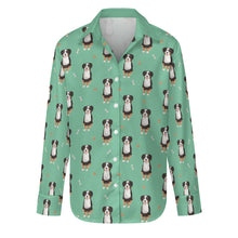 Load image into Gallery viewer, Yes I Love Bernese Mountain Dog Women&#39;s Shirt-Apparel-Apparel,Bernese Mountain Dog,Dog Mom Gifts,Shirt-Mint Green-S-14