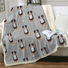 Load image into Gallery viewer, Yes I Love Bernese Mountain Dogs Soft Warm Fleece Blankets - 4 Colors-Blanket-Bernese Mountain Dog, Blankets, Home Decor-11