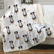 Load image into Gallery viewer, Yes I Love Bernese Mountain Dogs Soft Warm Fleece Blankets - 4 Colors-Blanket-Bernese Mountain Dog, Blankets, Home Decor-12