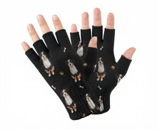 Load image into Gallery viewer, Yes I Love Bernese Mountain Dogs Touch Screen Gloves-Accessories-Accessories,Bernese Mountain Dog,Dog Dad Gifts,Dog Mom Gifts,Gloves-Black-Fingerless Gloves-1