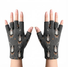 Load image into Gallery viewer, Yes I Love Bernese Mountain Dogs Touch Screen Gloves-Accessories-Accessories,Bernese Mountain Dog,Dog Dad Gifts,Dog Mom Gifts,Gloves-Gray-Fingerless Gloves-5