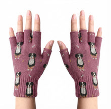 Load image into Gallery viewer, Yes I Love Bernese Mountain Dogs Touch Screen Gloves-Accessories-Accessories,Bernese Mountain Dog,Dog Dad Gifts,Dog Mom Gifts,Gloves-Rose gold-Fingerless Gloves-3