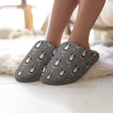 Load image into Gallery viewer, Yes I Love Bernese Mountain Dogs Women&#39;s Cotton Mop Slippers-15