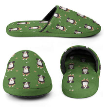 Load image into Gallery viewer, Yes I Love Bernese Mountain Dogs Women&#39;s Cotton Mop Slippers-17