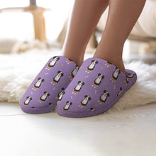 Load image into Gallery viewer, Yes I Love Bernese Mountain Dogs Women&#39;s Cotton Mop Slippers-5