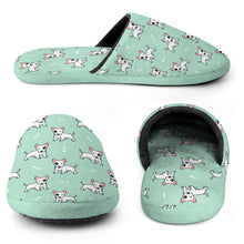Load image into Gallery viewer, Yes I Love Bull Terriers Women&#39;s Cotton Mop Slippers-Accessories, Bull Terrier, Dog Mom Gifts, Slippers-15