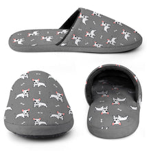 Load image into Gallery viewer, Yes I Love Bull Terriers Women&#39;s Cotton Mop Slippers-Accessories, Bull Terrier, Dog Mom Gifts, Slippers-20