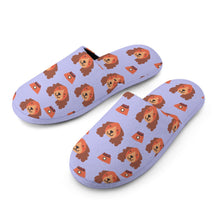 Load image into Gallery viewer, Yes I Love Cocker Spaniels Women&#39;s Cotton Mop Slippers-Accessories, Cocker Spaniel, Dog Mom Gifts, Slippers-15