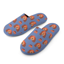 Load image into Gallery viewer, Yes I Love Cocker Spaniels Women&#39;s Cotton Mop Slippers-Accessories, Cocker Spaniel, Dog Mom Gifts, Slippers-19