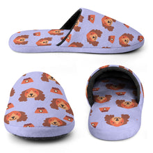 Load image into Gallery viewer, Yes I Love Cocker Spaniels Women&#39;s Cotton Mop Slippers-Accessories, Cocker Spaniel, Dog Mom Gifts, Slippers-21