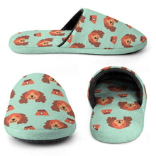 Load image into Gallery viewer, Yes I Love Cocker Spaniels Women&#39;s Cotton Mop Slippers-Accessories, Cocker Spaniel, Dog Mom Gifts, Slippers-22