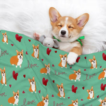 Load image into Gallery viewer, Yes I Love Corgi Blanket for Dog-Pet Furniture-Blankets,Corgi,Home Decor-1