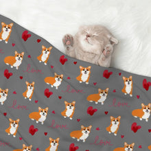 Load image into Gallery viewer, Yes I Love Corgi Blanket for Dog-Pet Furniture-Blankets,Corgi,Home Decor-8