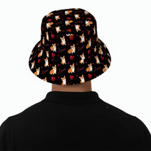 Load image into Gallery viewer, Yes I Love Corgi Bucket Hat-Hats &amp; Caps-10