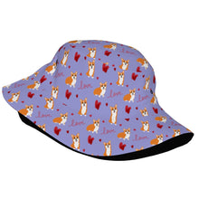 Load image into Gallery viewer, Yes I Love Corgi Bucket Hat-Hats &amp; Caps-15