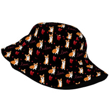 Load image into Gallery viewer, Yes I Love Corgi Bucket Hat-Hats &amp; Caps-17