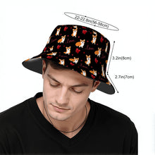 Load image into Gallery viewer, Yes I Love Corgi Bucket Hat-Hats &amp; Caps-9