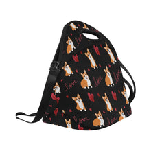 Load image into Gallery viewer, Yes I Love Corgi Neoprene Lunch Bag-Accessories-Accessories,Bags,Corgi,Lunch Bags-7