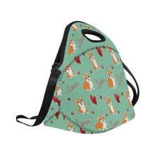 Load image into Gallery viewer, Yes I Love Corgi Neoprene Lunch Bag-Accessories-Accessories,Bags,Corgi,Lunch Bags-9