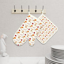 Load image into Gallery viewer, Yes I Love Corgi Oven Mitts and Pot Holder Set-Kitchen Decor-Accessories,Corgi,Dog Mom Gifts-4